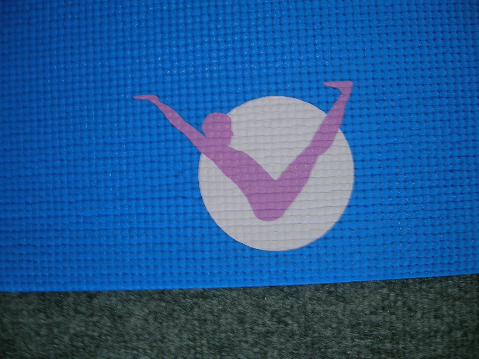 Aurorae Classic Blue Extra Thick Yoga Exercise Mat 72 Long with Carrying Bag