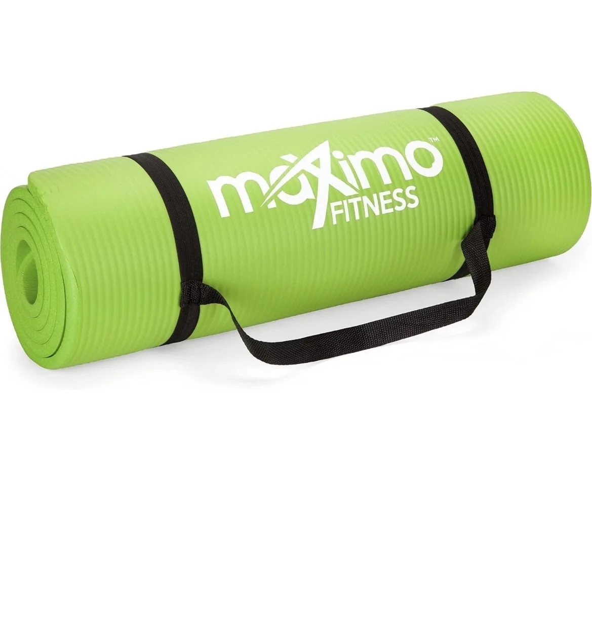 Fitness Green Exercise Mat with Carry Strap