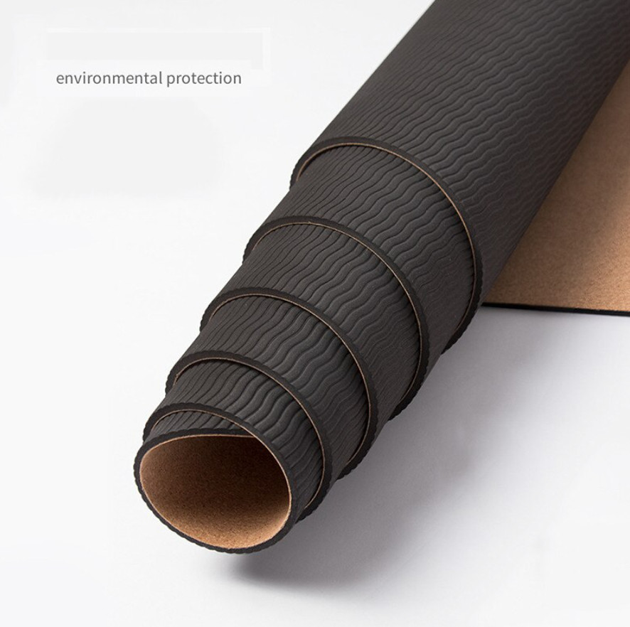 Cork Yoga Mat 5mm Thick 72×24 in Sweatproof, Eco-Friendly, Non-Slip