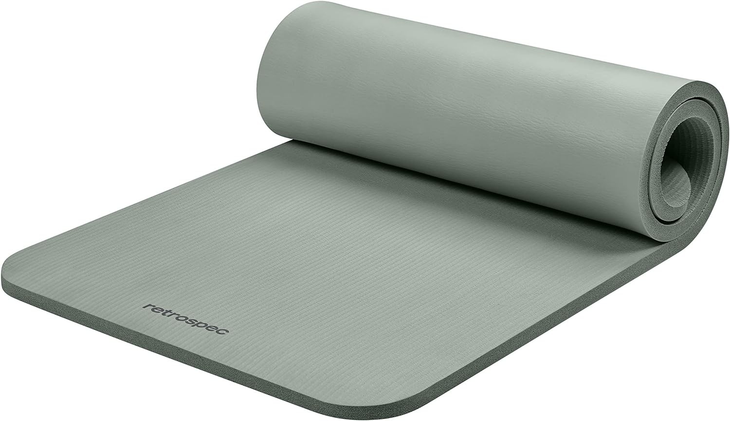 1″ Thick Yoga Mat Non-Slip w/ Strap Pilates Exercise Home Fitness