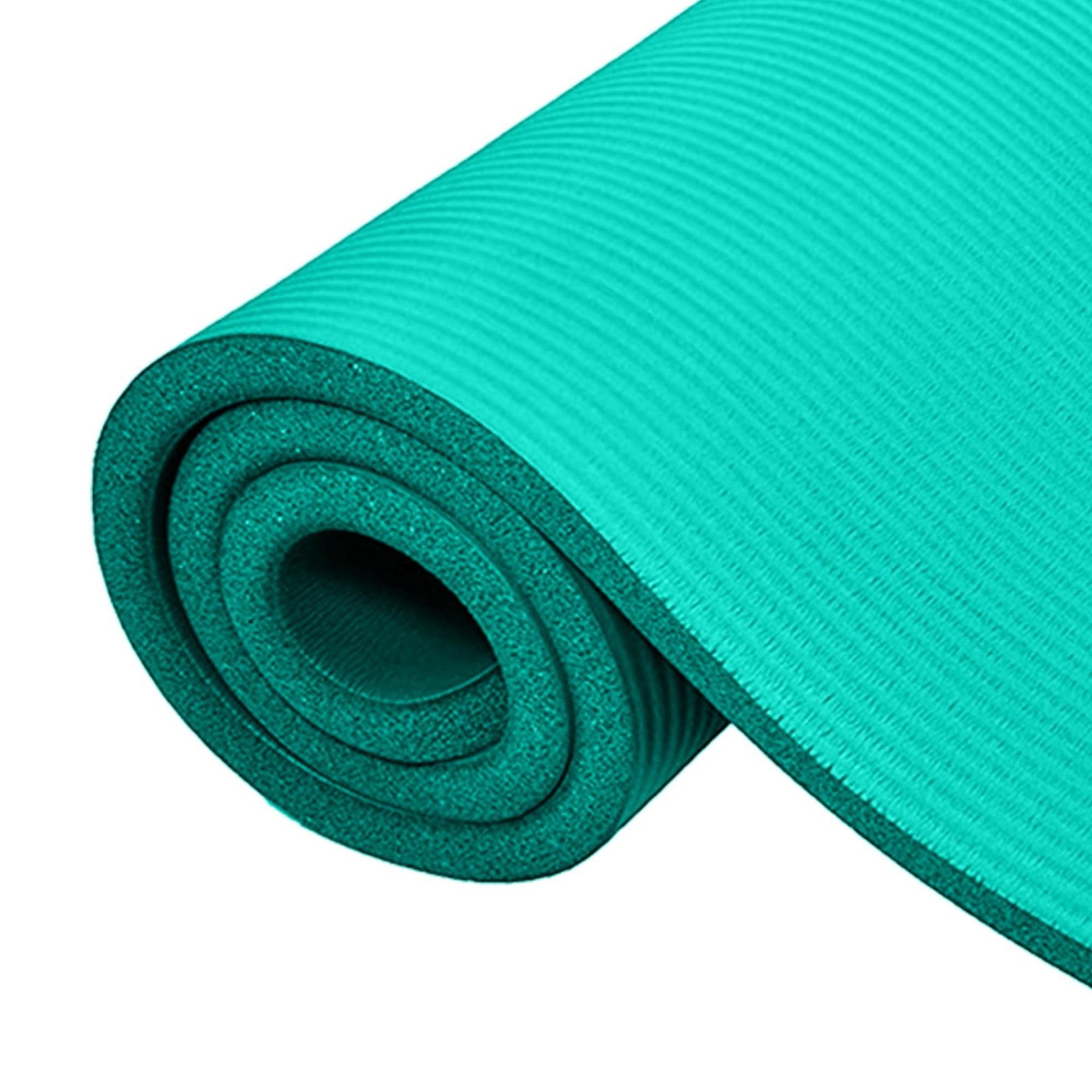 Extra Thick 1-Inch Yoga Mat – High Density, Anti-Tear, Carrying Strap, Multi-Col