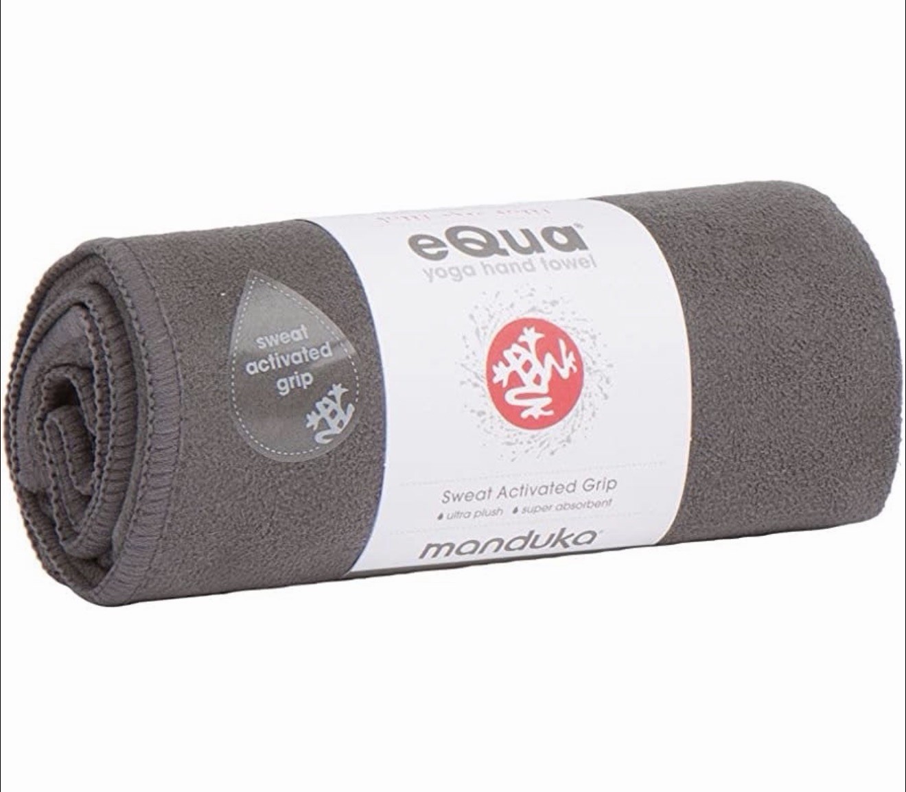 Manduka eQua Yoga Hand Towel Microfiber 26.5×16″ Sweat Activated