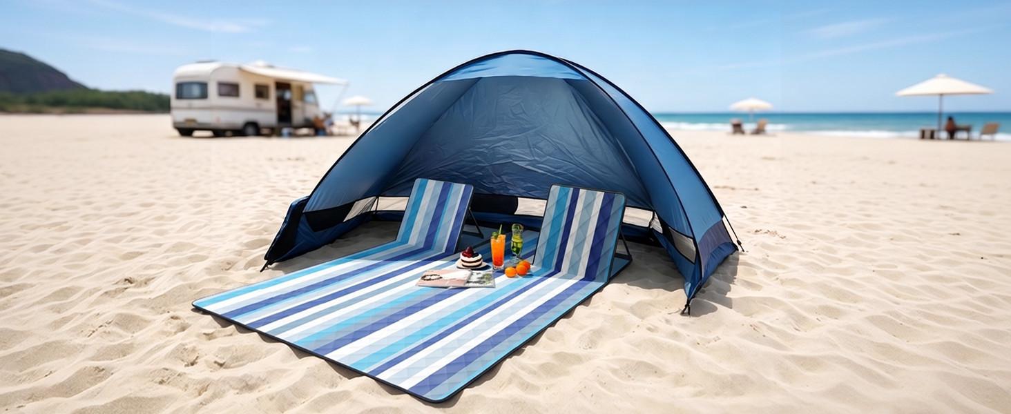 2 in 1 Backrest Chair Picnic Blanket,Light Weight Camping Outdoor Foldable Lazy