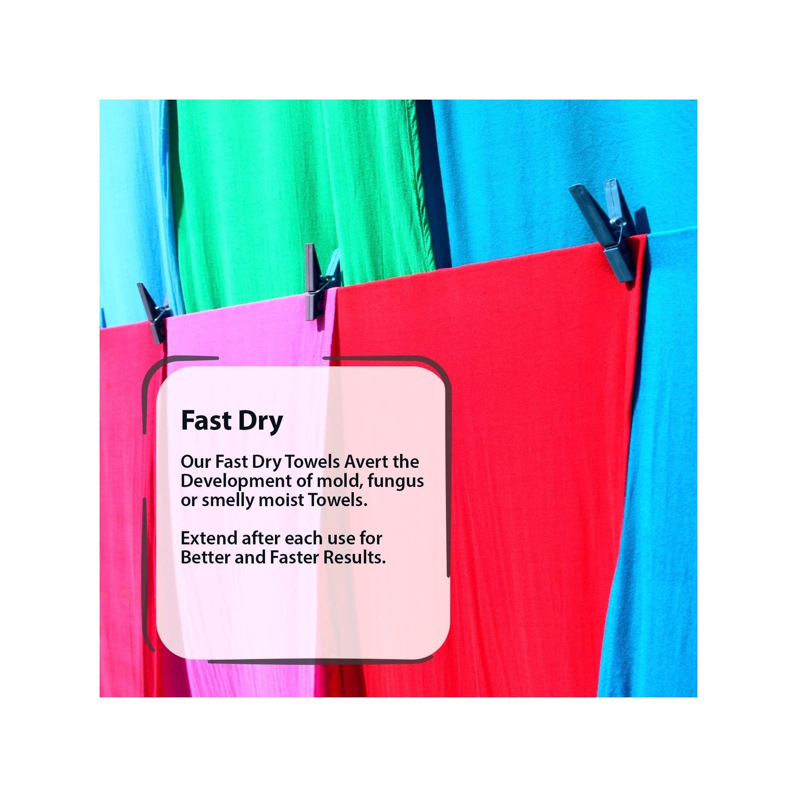 ecox Outdoors Microfiber Towel Fast Drying Soft Feel 24×48 inches, Red