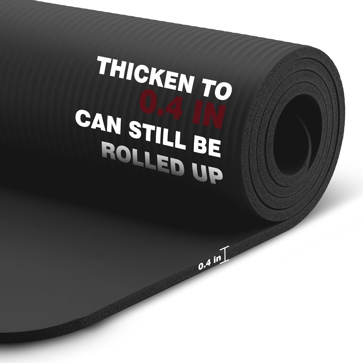 Extra Thick 10mm Yoga Mat Non-Slip Exercise Fitness Pilates Mat 72×24 Inch……