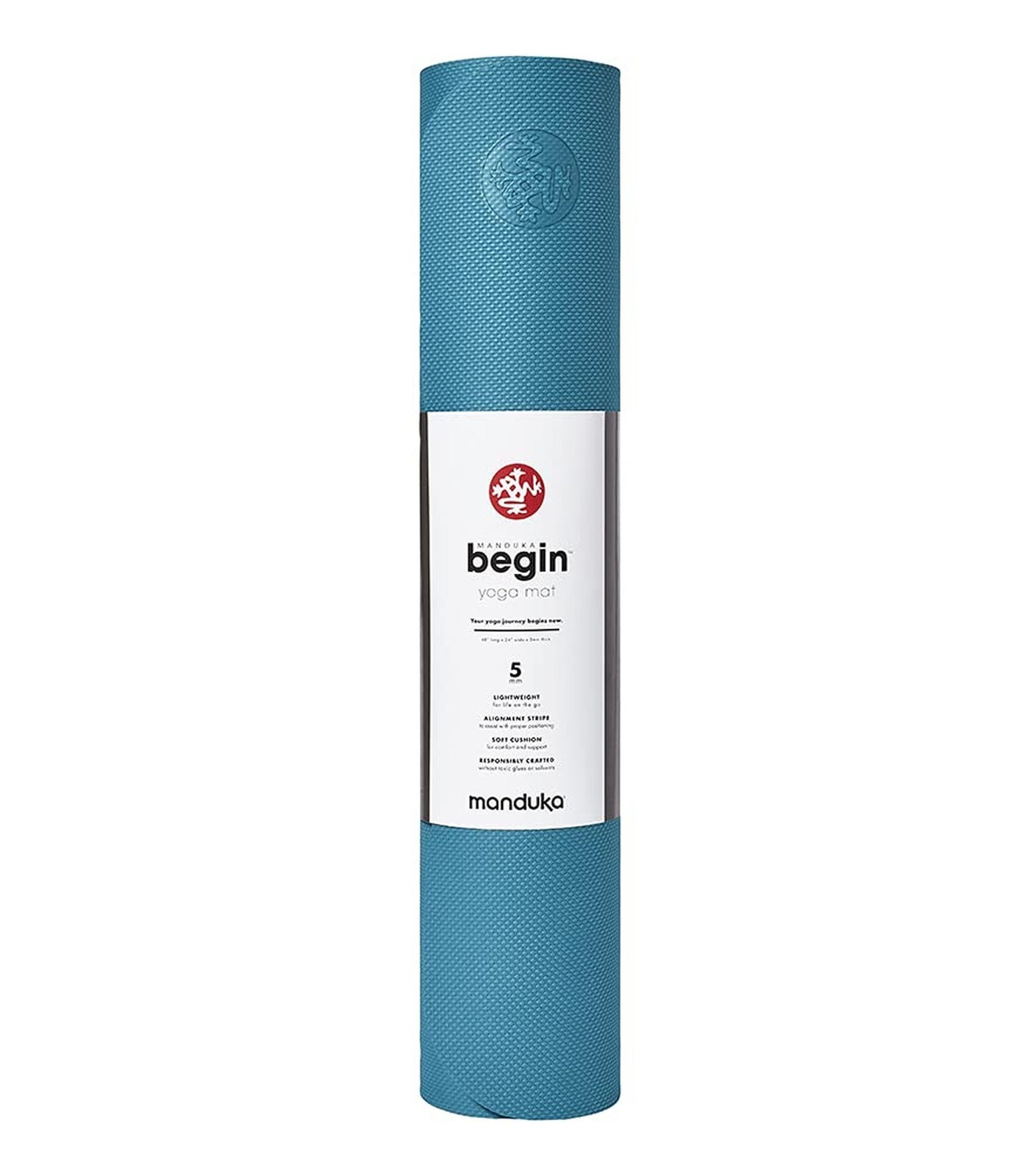 Manduka Begin Yoga Mat – Perfect for Beginners in Yoga & Pilates, Women and M…