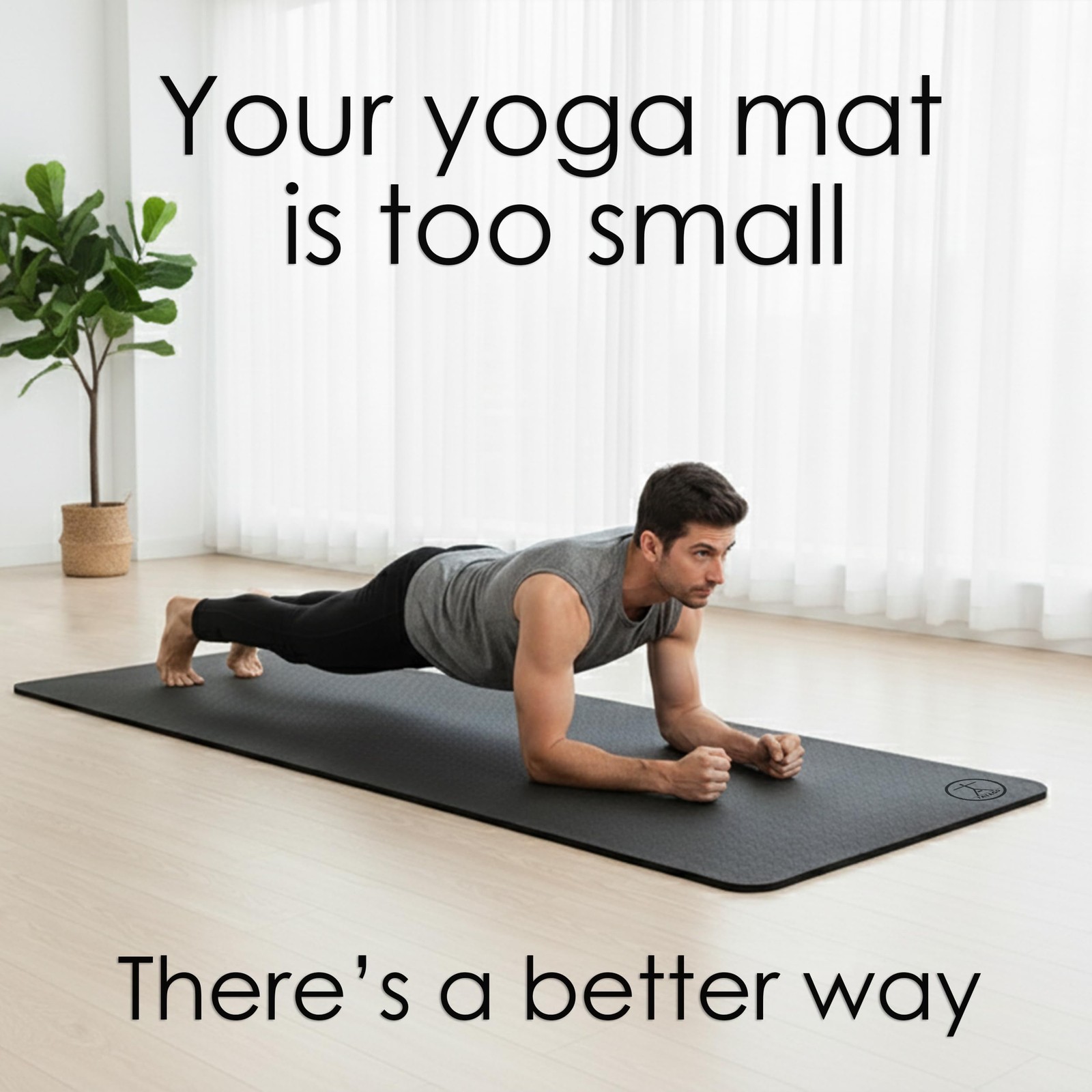 Extra Large Yoga Mat 84 x 30, XL Yoga Mat Extra Wide & Long, 6mm Thick Large …