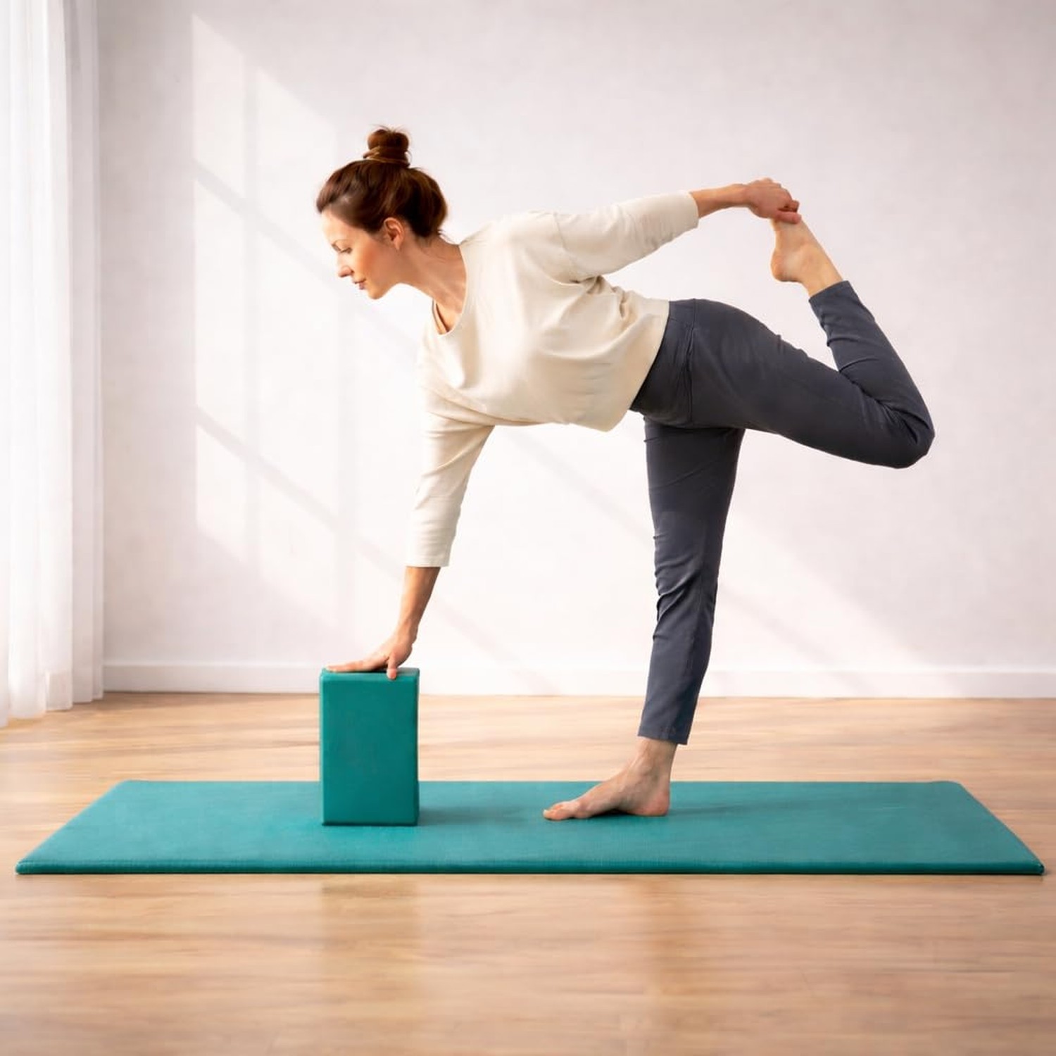 WHITECLOUDZ Yoga kit, 7-Piece Yoga Mat Set for Home Workouts, Thick Yoga Mat,…
