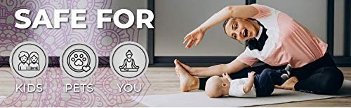 Yoga Mat Spray Cleaner: USDA Certified BIOBASED- Essential Oils, Safe for All…