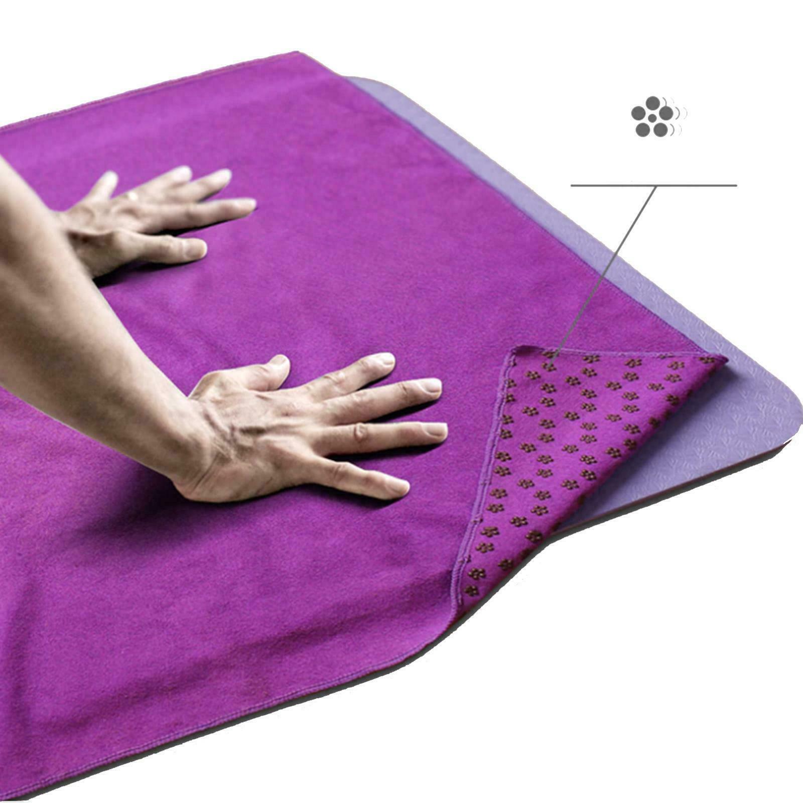50 Pack of Non Slip Yoga Towel Pilates Hot Bikram Grip Travel Bag Size: 53″x21″