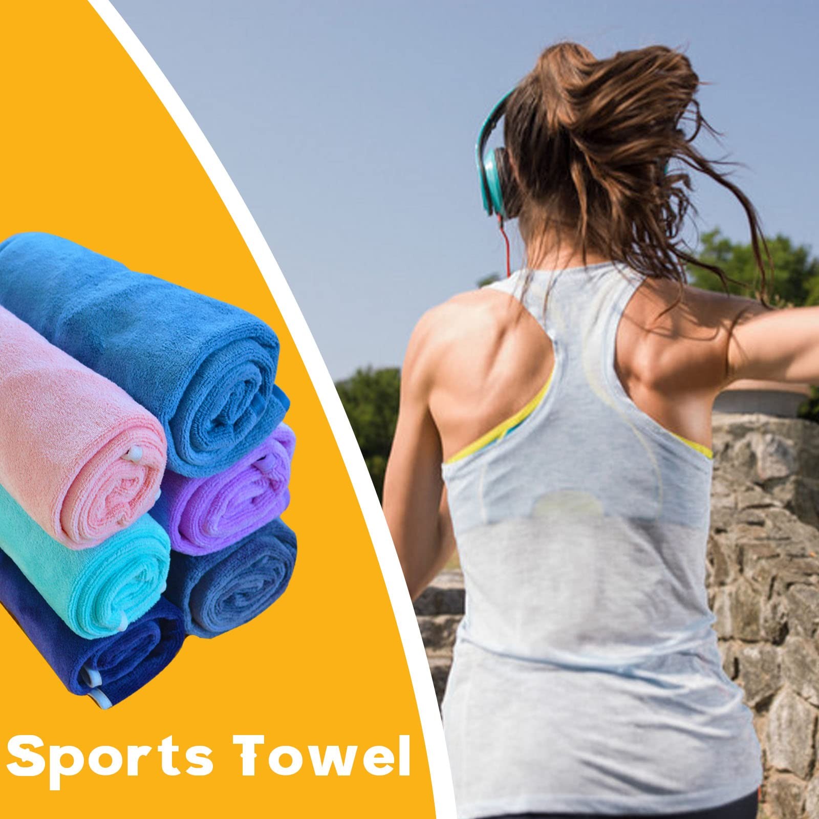 Wuwahold Microfiber Gym Towels Bigger Size Super Soft For Exercise Fitness