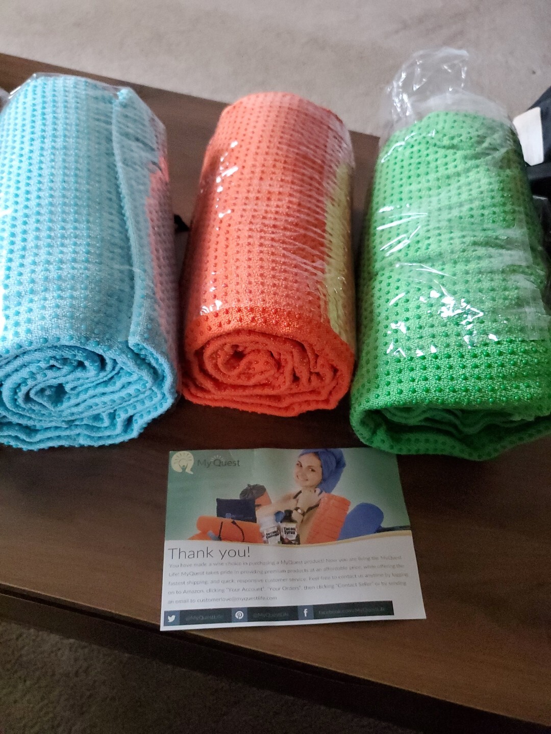 20 Assorted Non-slip Hot Yoga Towels Mat With Premium Carry Bag
