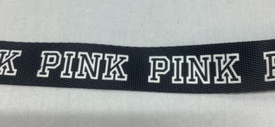 Pink Victoria’s Secret Black Yoga Mat Replacement Strap Accessory NEW