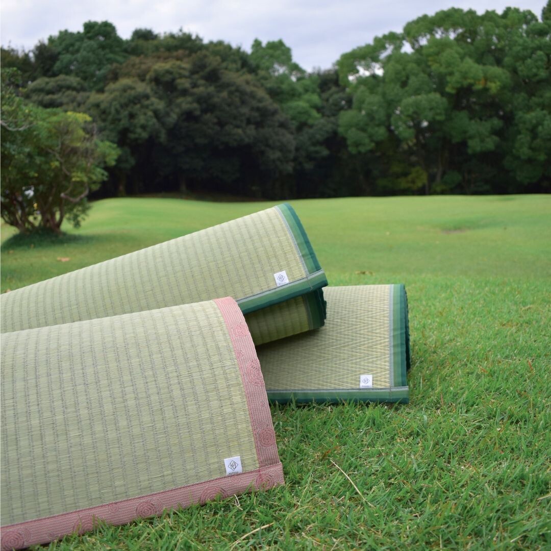 Tatami Zen Mat Herringbone – Japanese Igusa Yoga ＆ Meditation Mat for Relaxation