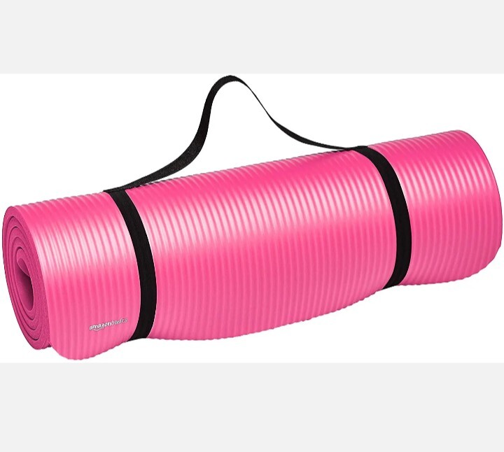 Amazon Basics 1/2-Inch Extra Thick Exercise Yoga Mat