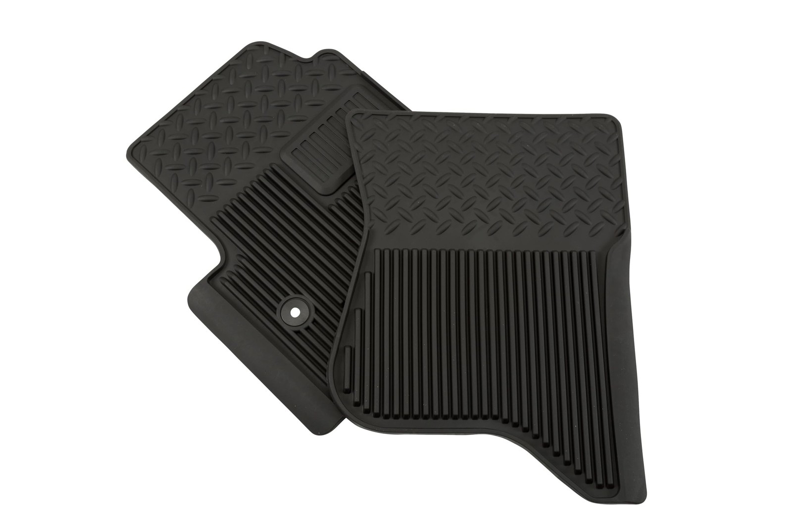 GM Accessories 19302937 First-Row Premium All-Weather Floor Mats in Jet Black