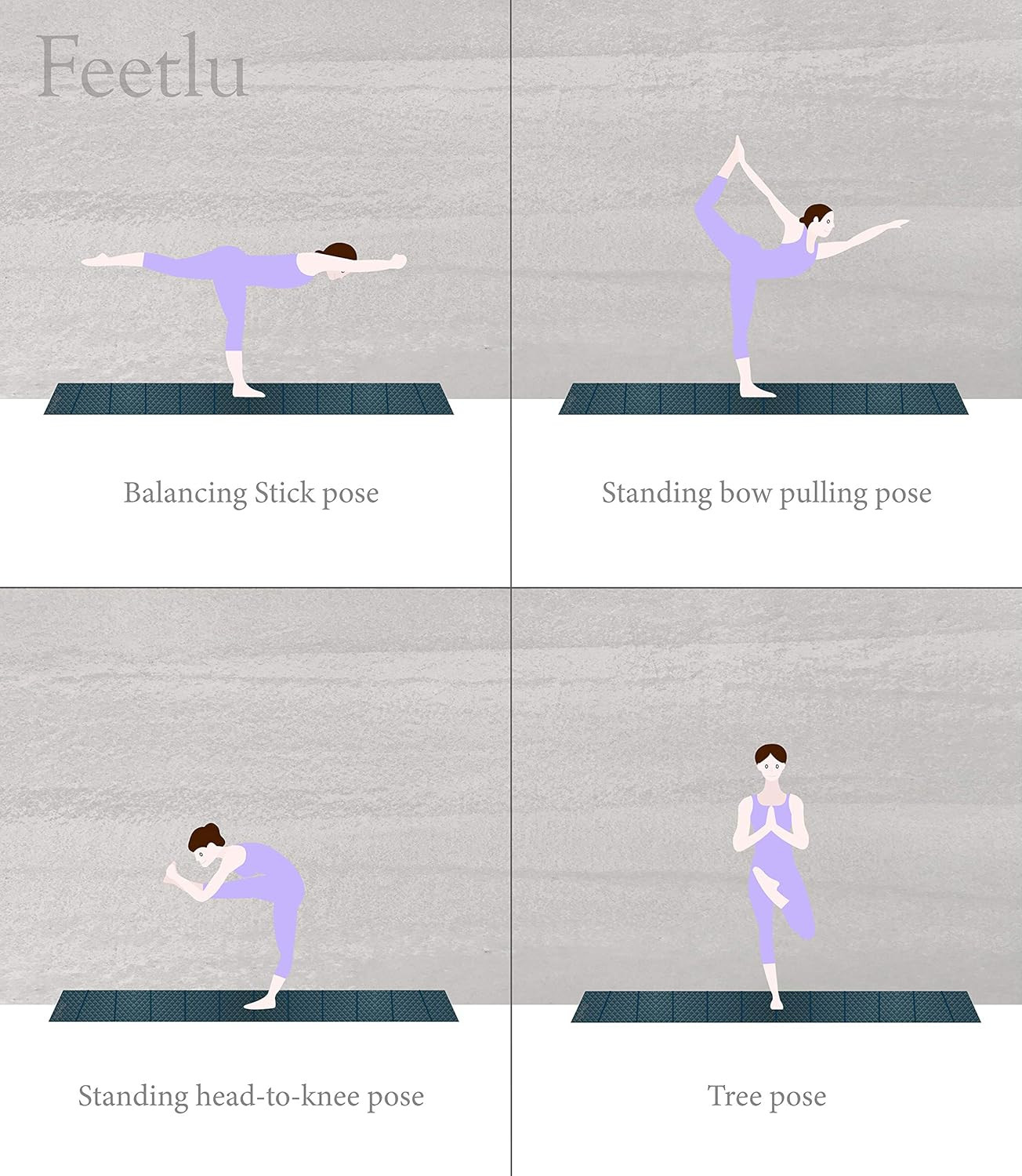 Foldable Yoga Exercise Mat – Lightweight, Anti-Slip, and Easy to Store for Yoga,