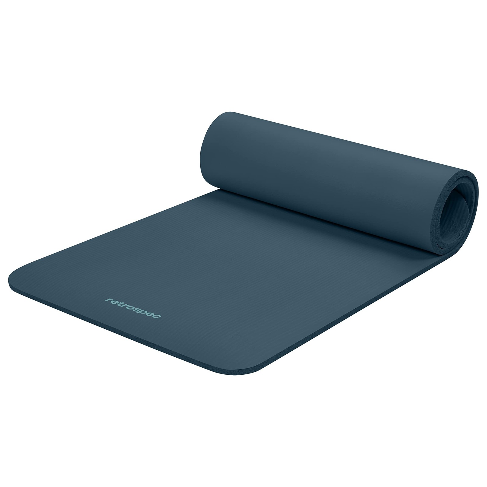 Retrospec Solana Yoga Mat Thick 1/2in Non-Slip Workout Mat with Nylon Strap -…