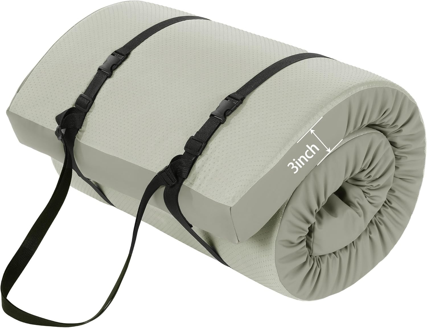 3 Inch Thick Yoga Mat, Extra Thick Gymnastics Mat with Carrying Handles for Men