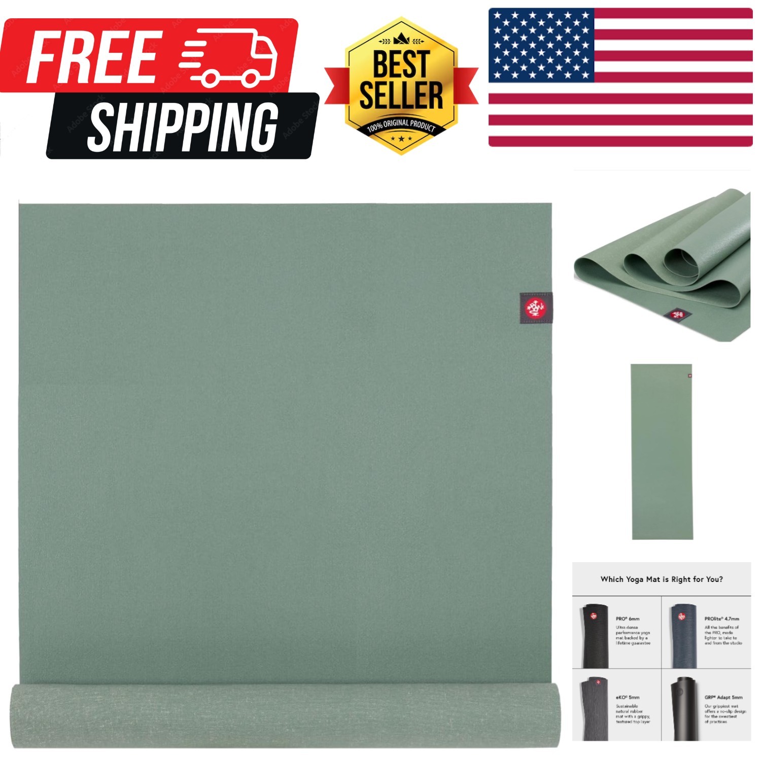 Yoga Mat – 1.5mm Natural Rubber | Foldable & Travel Friendly | Soft Textured …