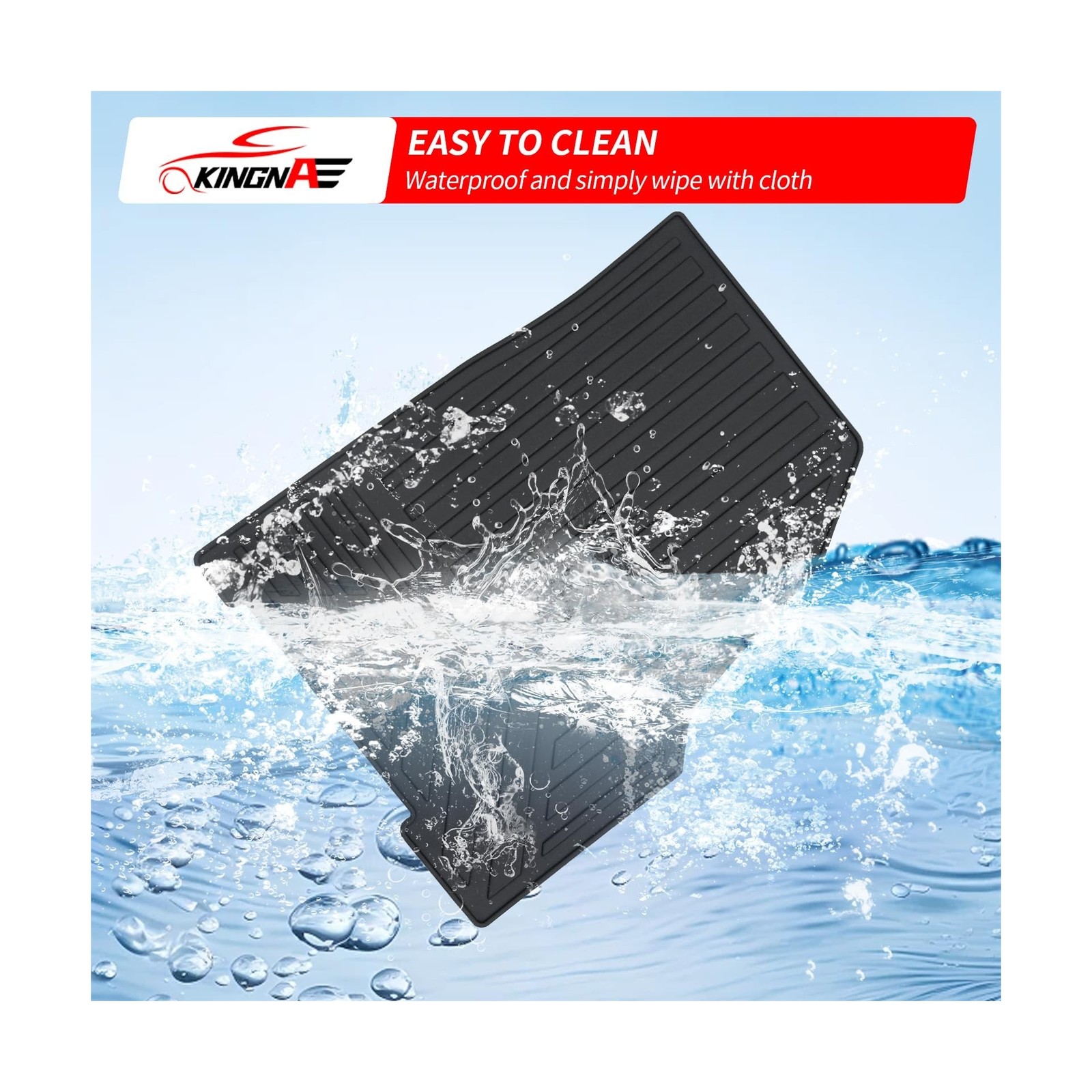 Floor Mats Compatible with 2018-2026 Freightliner Cascadia TPE All Weather Gu…