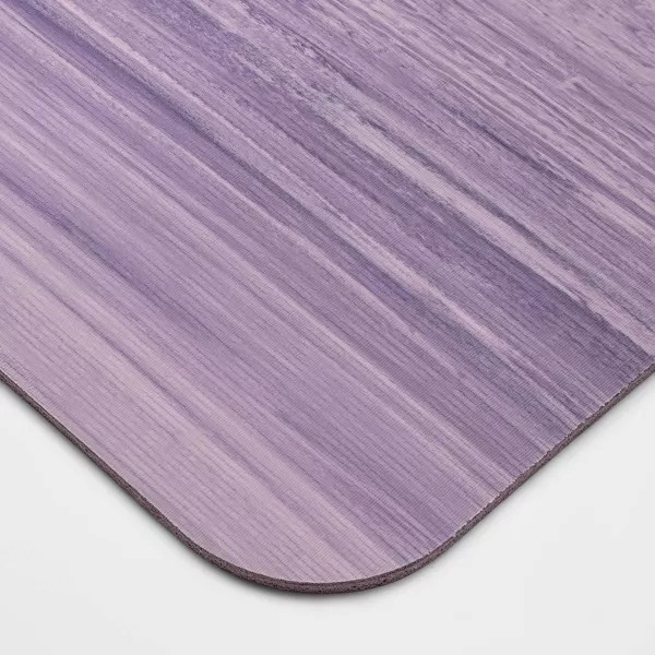 ALL IN MOTION RUBBER YOGA MAT 5MM VIOLET PATTERN LOW TACK GRIP – Scratch & Dent