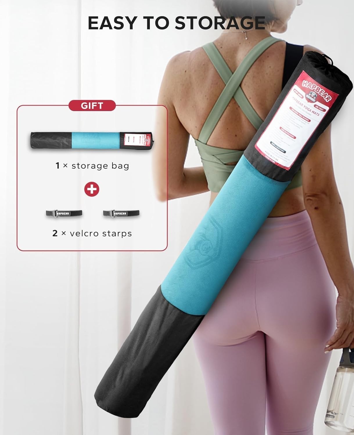 Extra Large Yoga Mat 72″x48″/78″x54″ 1/4″ & 1/3″ Thick Non-Slip Durable