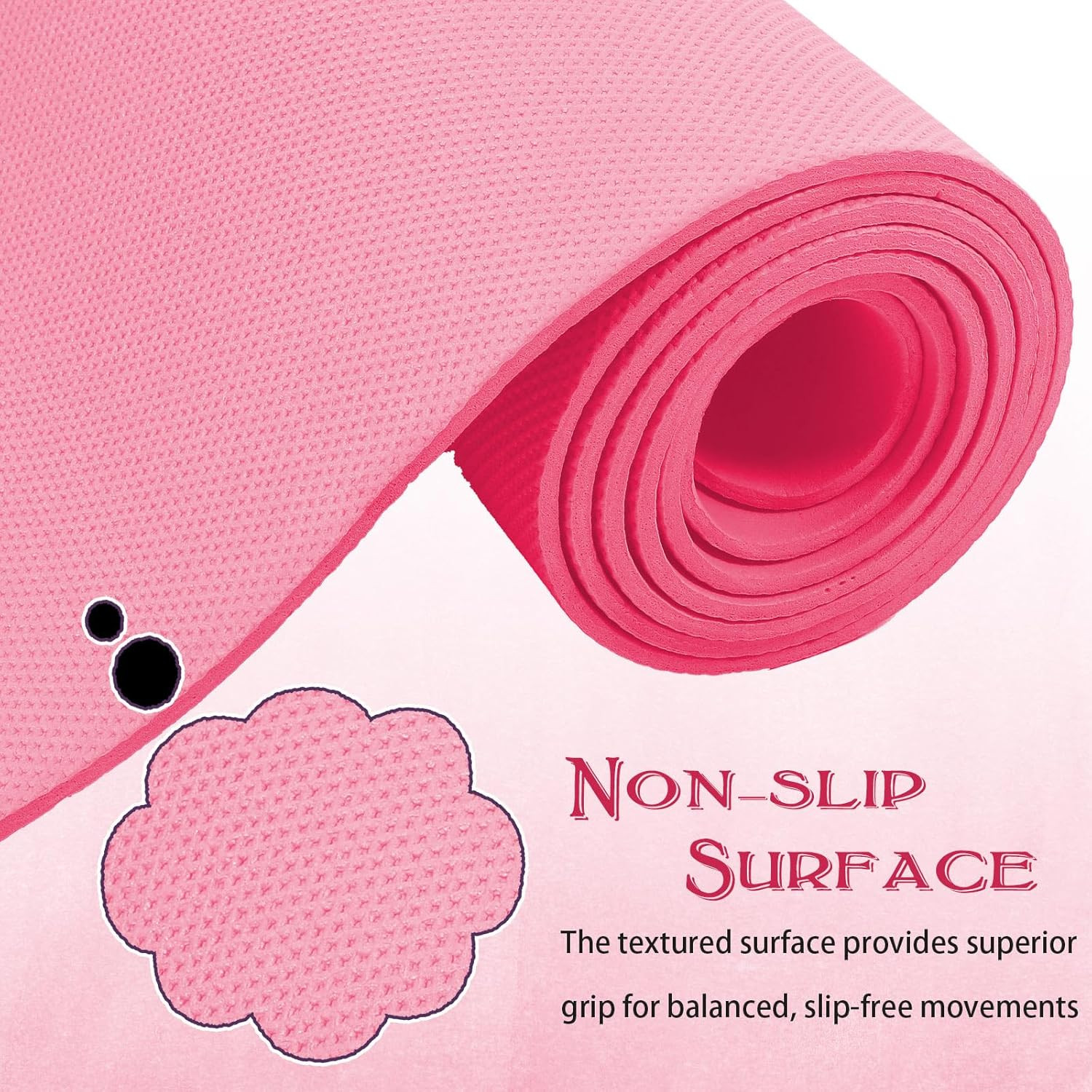 10 Pack Yoga Mats Bulk, 68” X 24” X 4Mm Thick Yoga Mats for Kids and Adult Gym