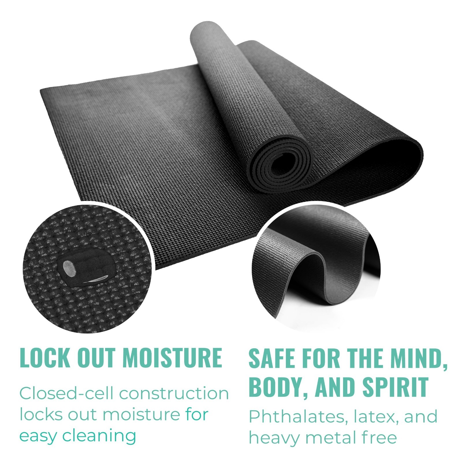 12-Pack Non-Slip Yoga Mats 68″x24″ – 4mm Thick Exercise Mats for Home, Gym & Stu