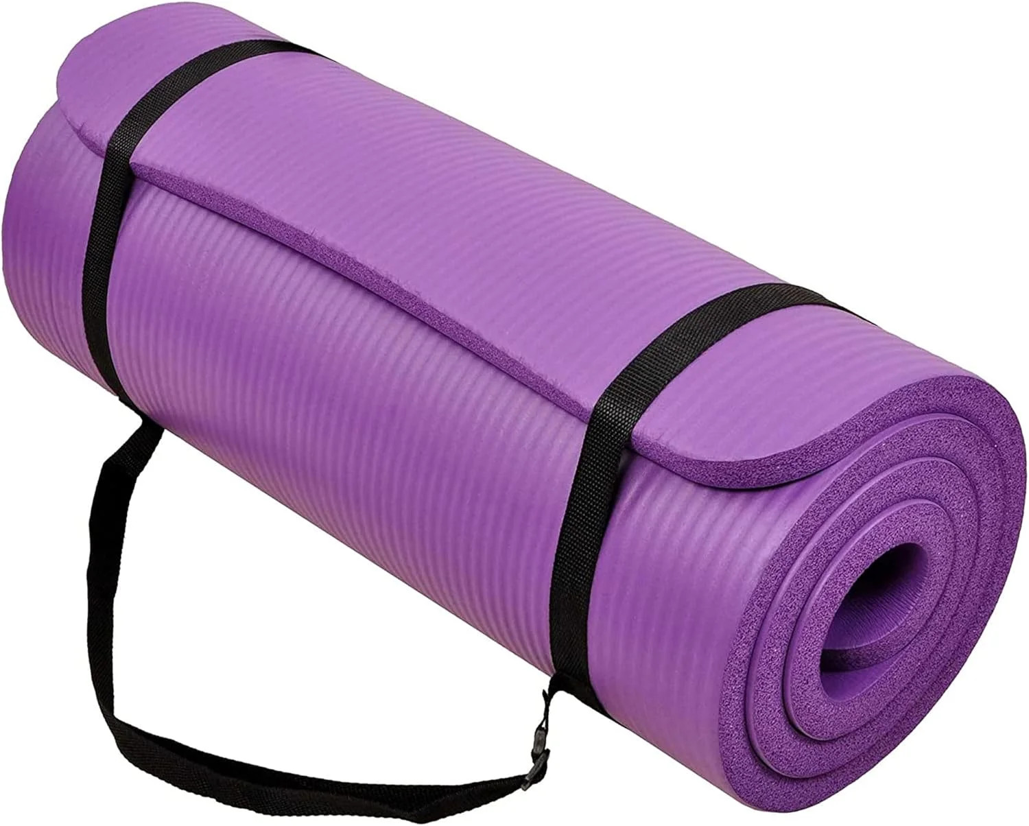 BalanceFrom Yoga Mat, 1-Inch Extra Thick High Density Exercise Mat, Anti-Tear Ex