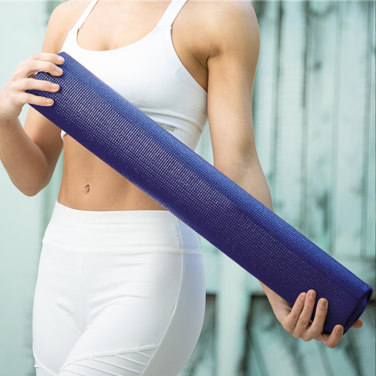 12 or 16-Pack Value Yoga Mat, 68″ x 24″ Non Slip Exercise Mat, 3mm Thick Gym …