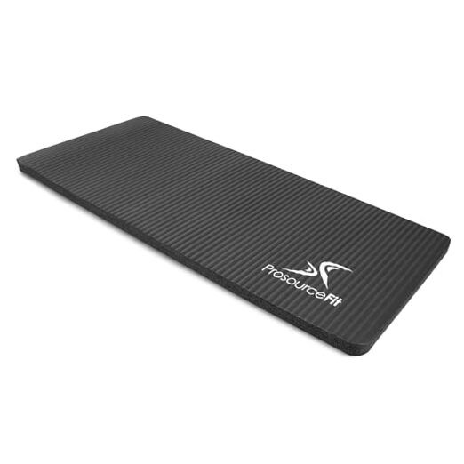 Extra Thick Yoga Knee Pad and Elbow Cushion 15mm 5/8″/15mm (Single) Black