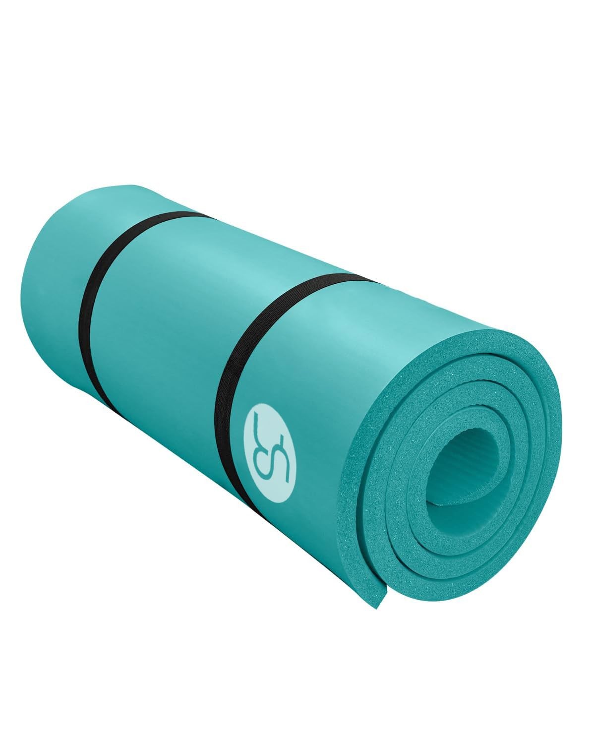 Thick Yoga Mat 195×61×2cm NBR Fitness Mat Gymnastics Mat for Pilates Gym W…