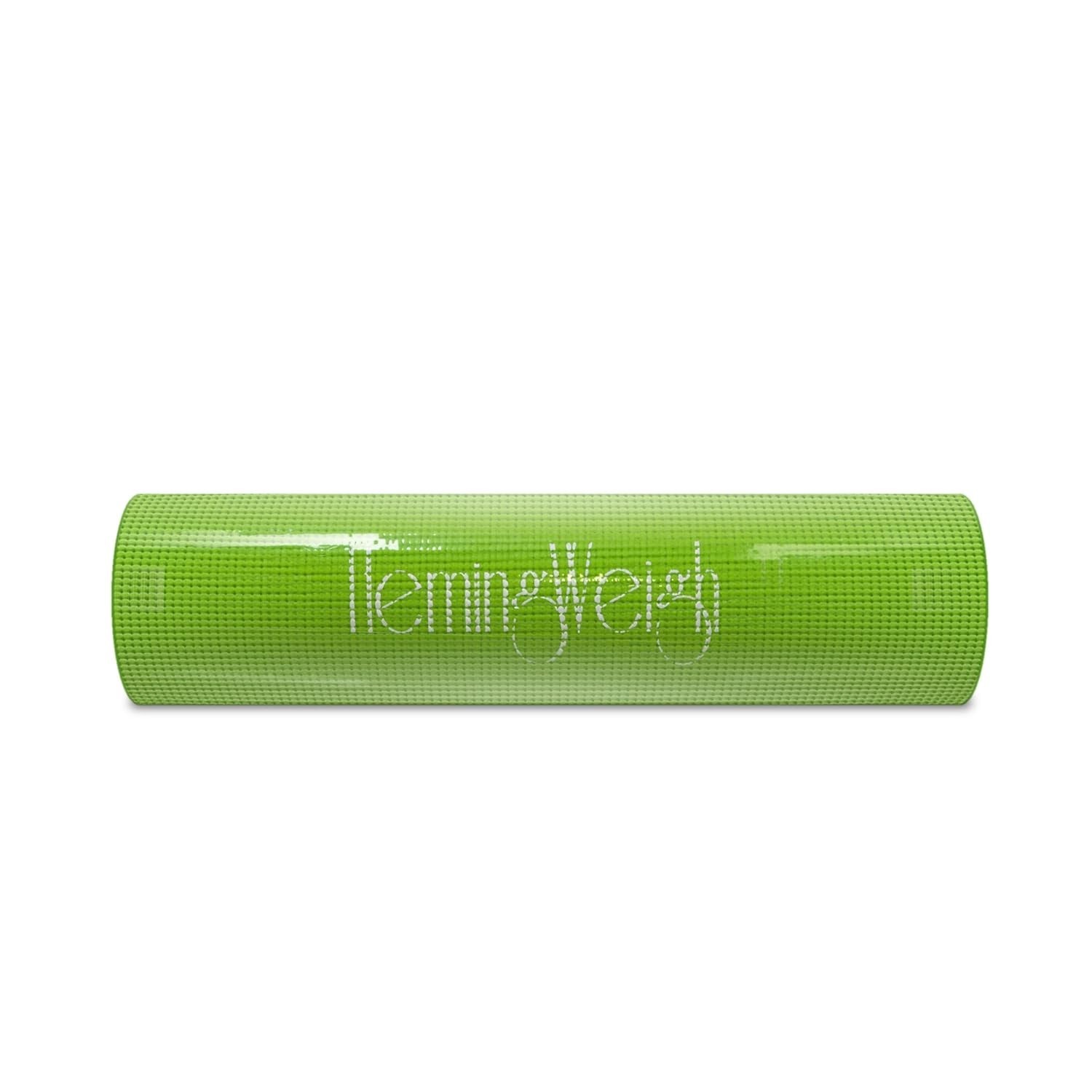 Heming Weigh Extra Thick Deluxe Yoga Mat Green 72X24X(1/4”) NEW