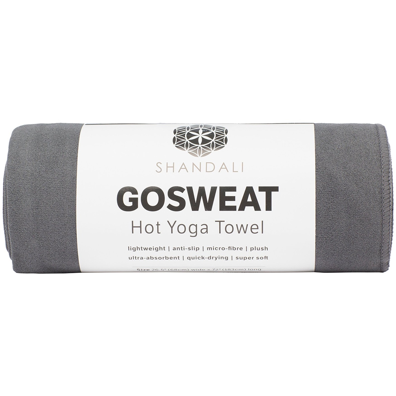 Shandali Hot Yoga Towel – Suede – 100 Microfiber Super Absorbent Bikram Yoga