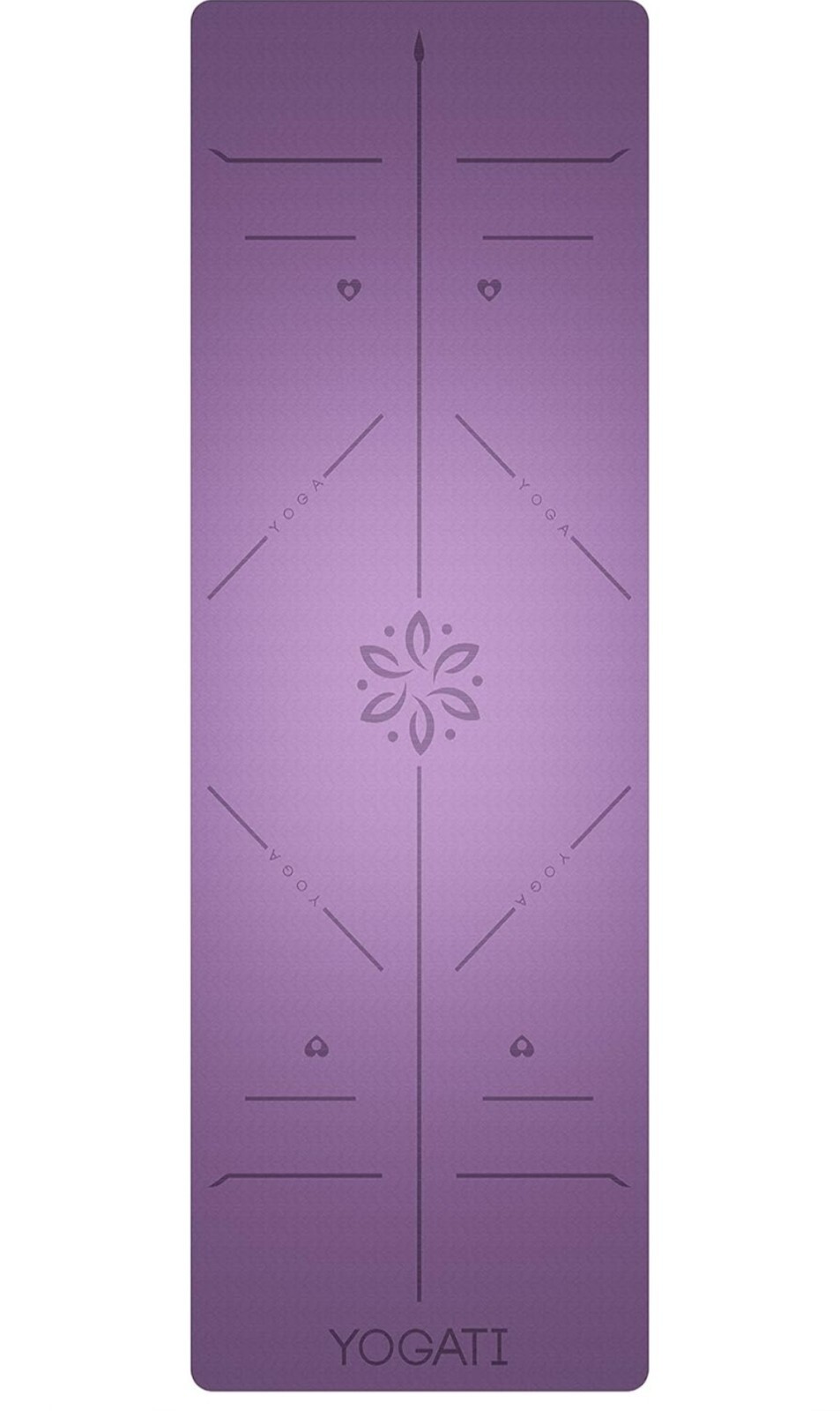 Yoga mats for home workout. Non slip yoga mat with strap. Thick yoga mats for
