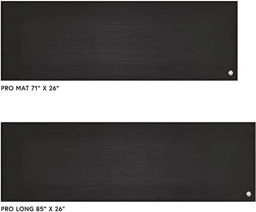 Manduka PRO79-LONG & WIDE-MIDNIGHT Yoga Mat 79″ x 52″ 6mm Studio Quality