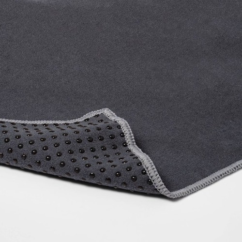 Yoga Mat Towel Gray