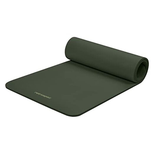 Solana Yoga Mat Thick 1/2in Non-Slip Workout Mat with Wild Spruce – 1/2 Inch
