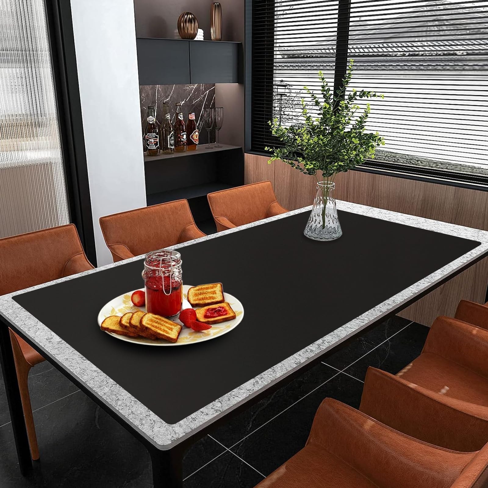 Large Silicone Mat, 72”x16” Heat Resistant Mats for Countertop, Cutt
