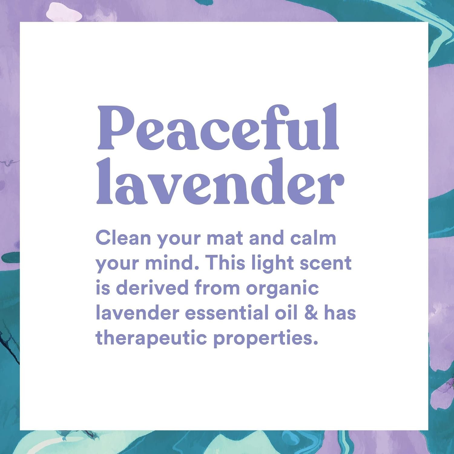 Deep-Cleansing Yoga Mat Cleaner Spray – 4 oz Lavender Aroma, Eco-Friendly