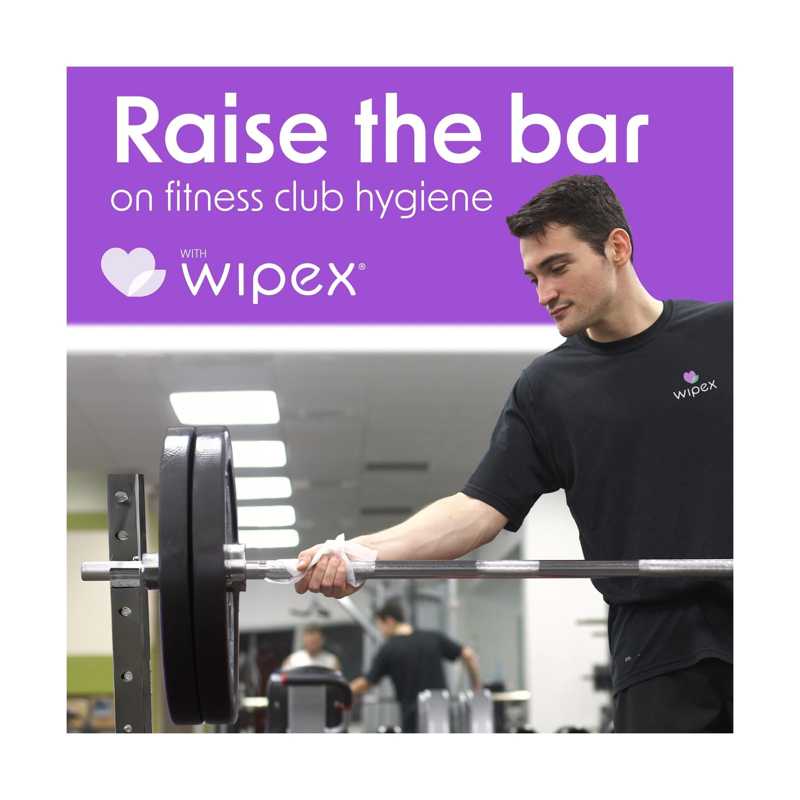 Wipex Gym Wipes for Equipment – Lavender Essential Oil Infused Cleaning Vineg…