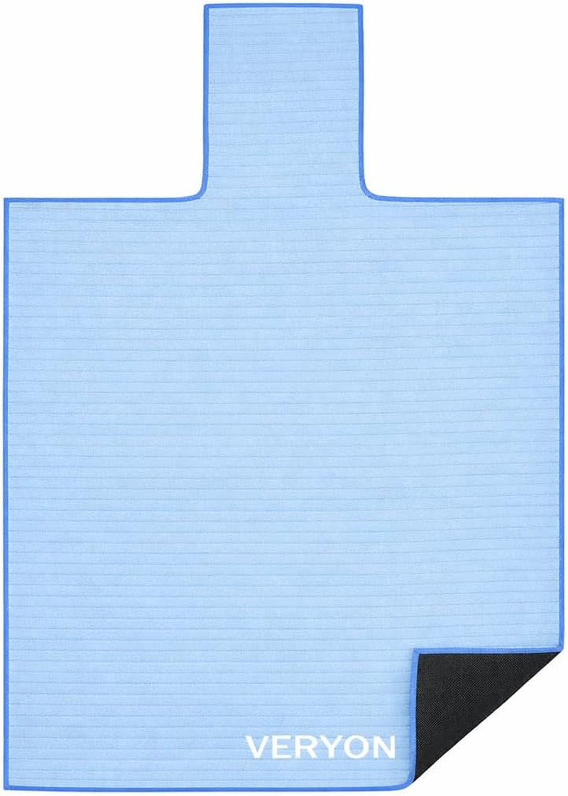 Extra Thick Non-Slip Pilates Reformer Mat Towel, 30.5 x 23 Inches, 2mm