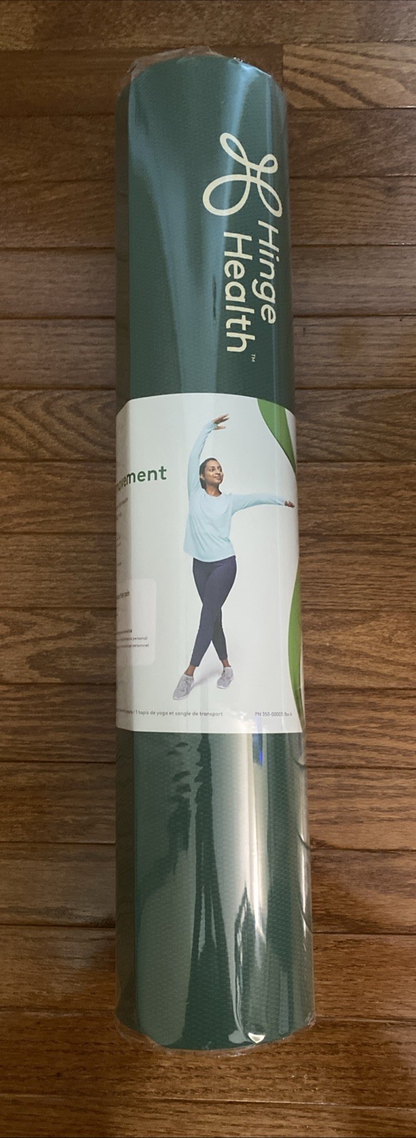 NEW! Hinge Health Yoga Exercise Mat Gym Pilates Non Slip Green