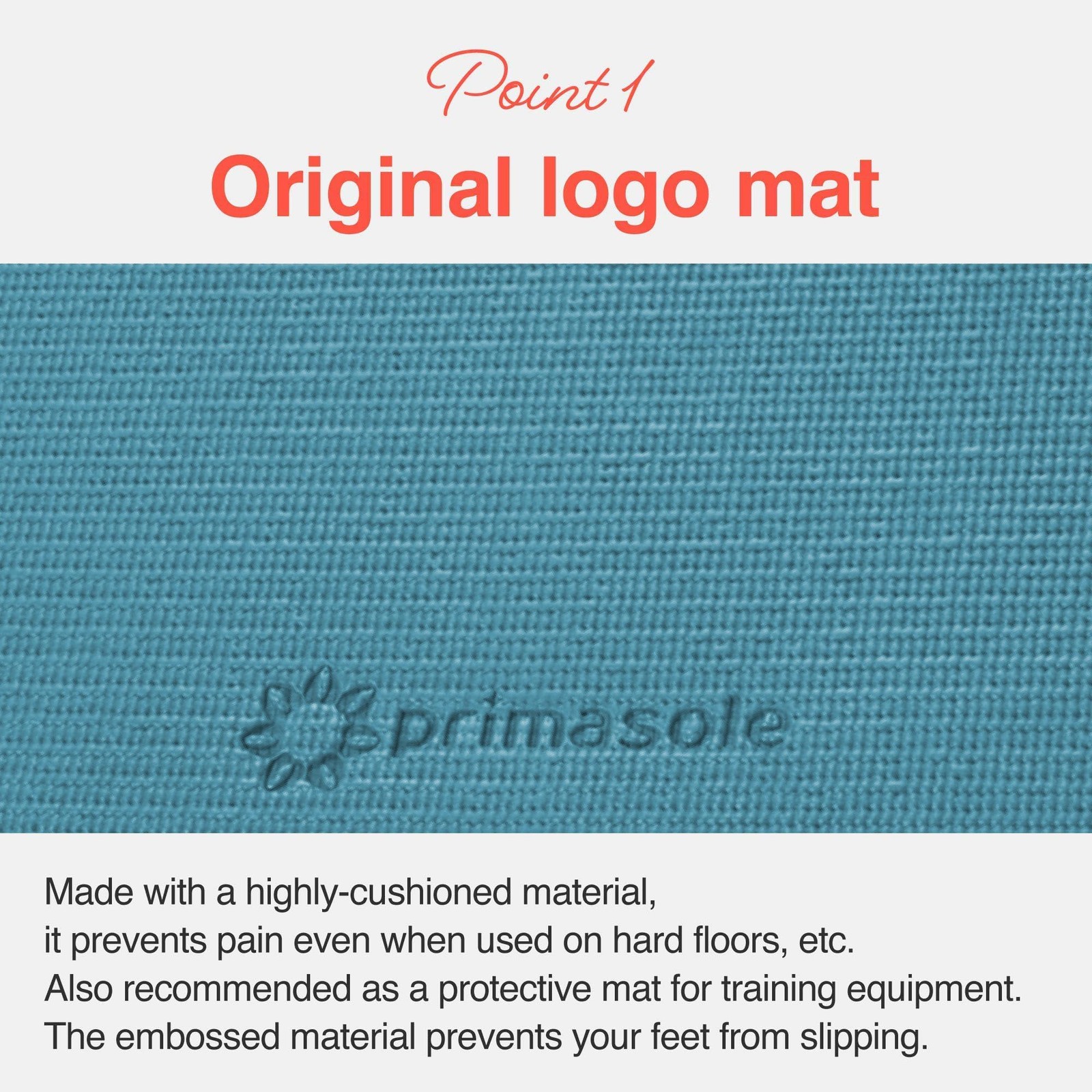Dark Green‌ Non Yoga Mat with Poses – 68″Lx24″Wx1/3 Inch Non-Slip Workout Mat…