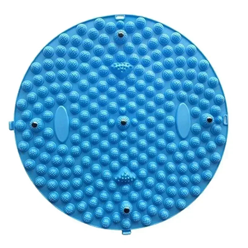 Acupressure Mat for Foot Massage Foldable Yoga Mat for Living Room and Gym Round