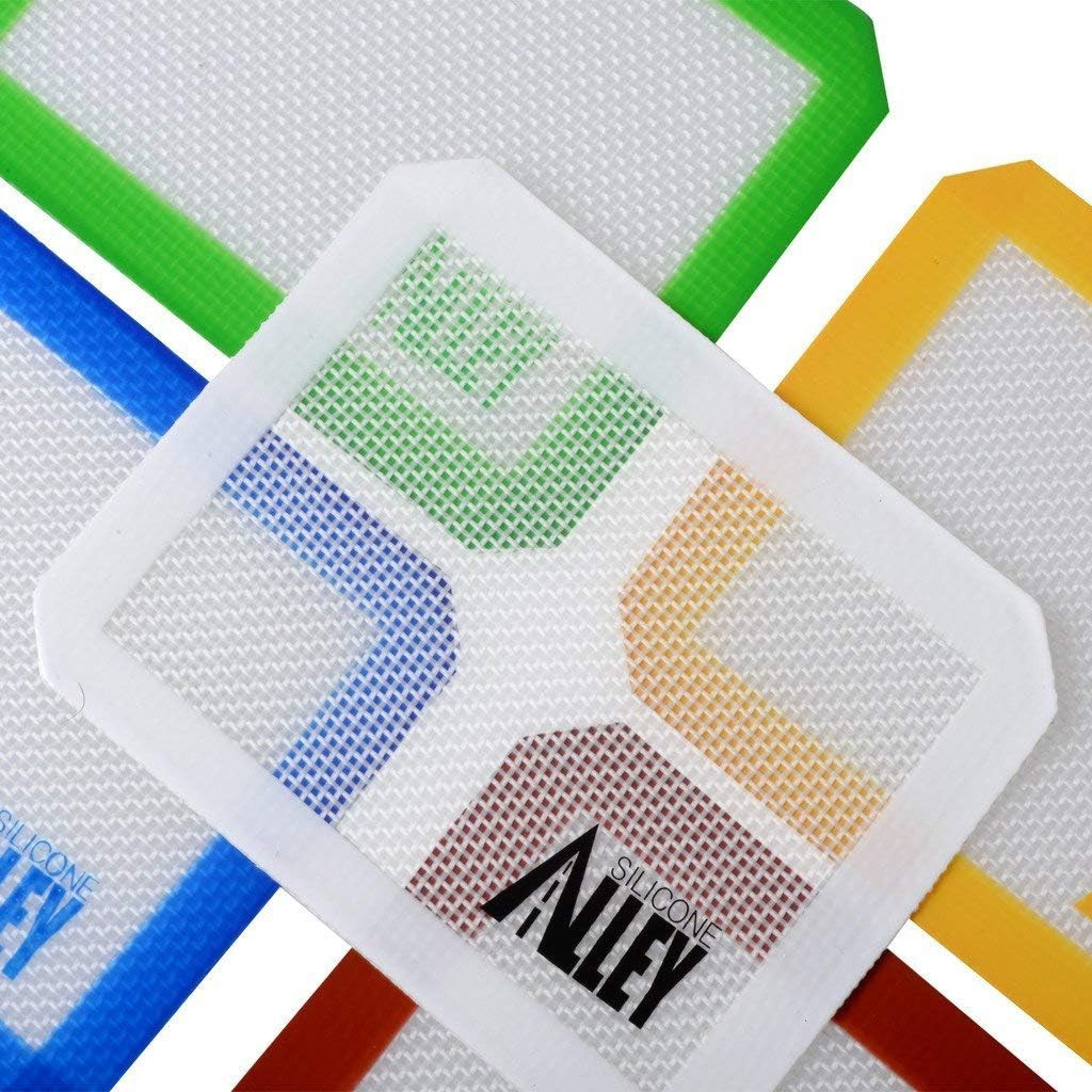 Non-Stick Wax Mat Pad [5-Pack] / Silicone Nonstick Mat Small Rectangle 5″ X 4″ –