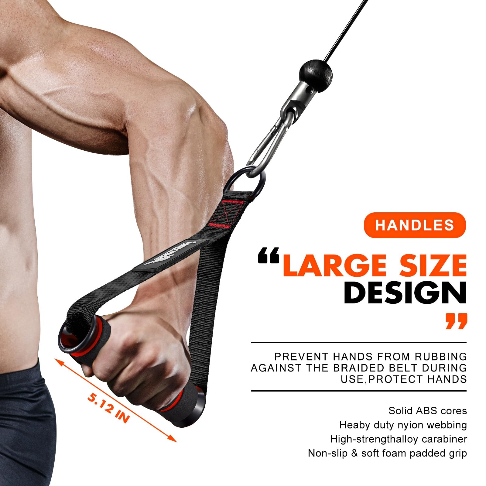 HPYGN Interchangeable Exercise Handle for Cable Machine