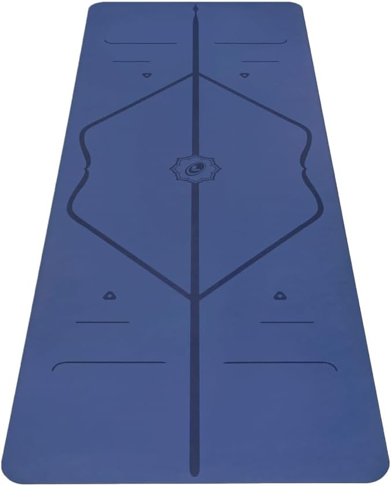 Original Yoga Mat – Free Yoga Bag Included – Patented Alignment System, Warrior-