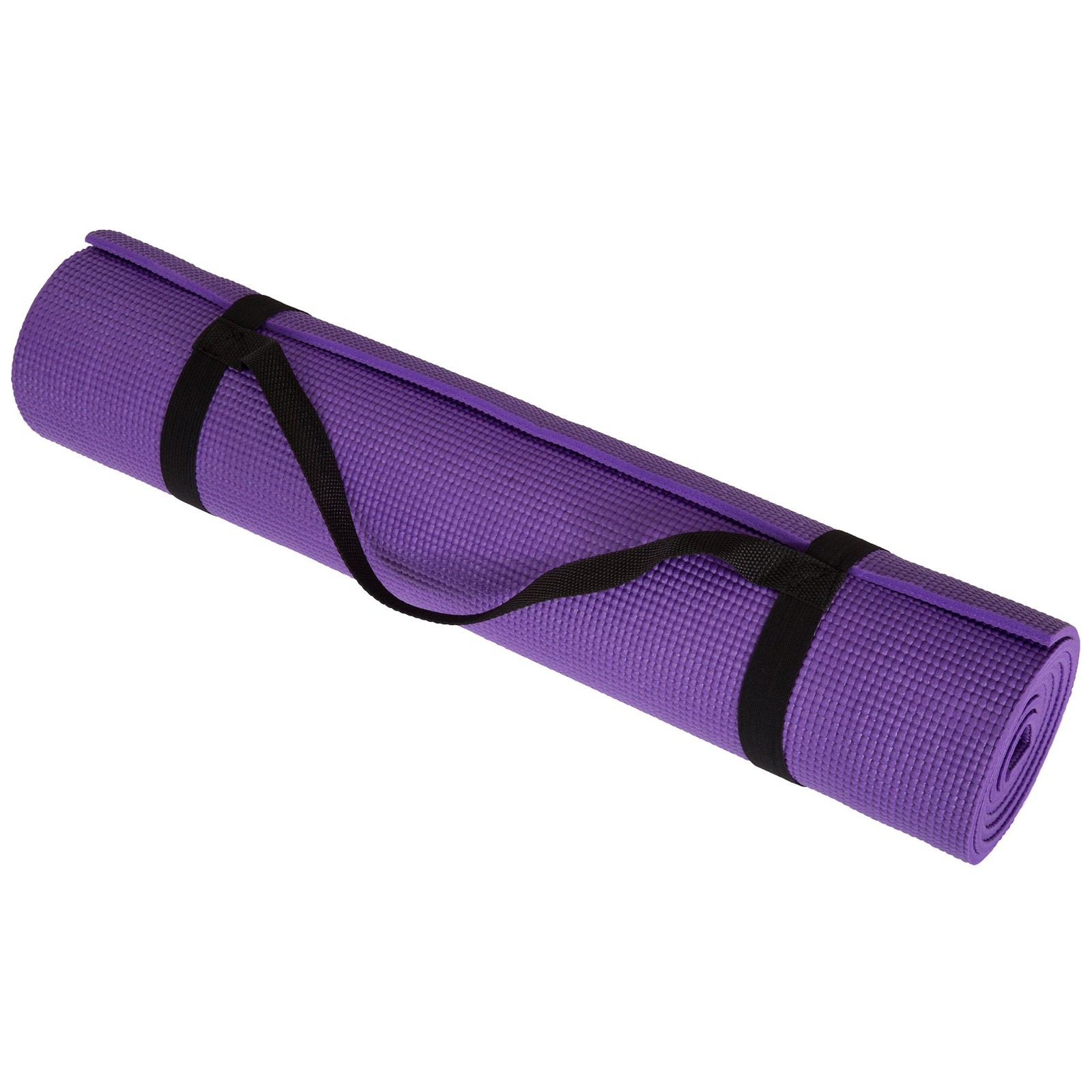 Yoga Mat – Thick Double-Sided Foam Gym and Workout Equipment – Padded Fitness…